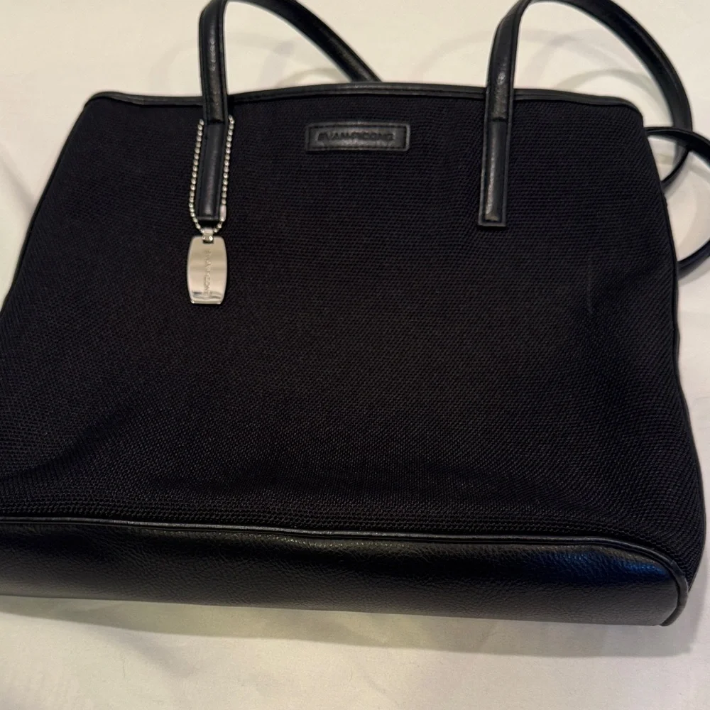 Evan Picone Black Tote Bag‎